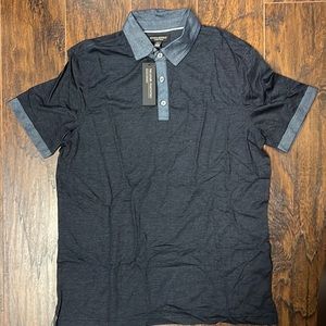 Denim Blue Polo Shirt Short Sleeve